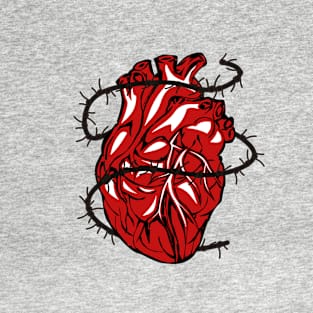 Barbed Wire Heart T-Shirt